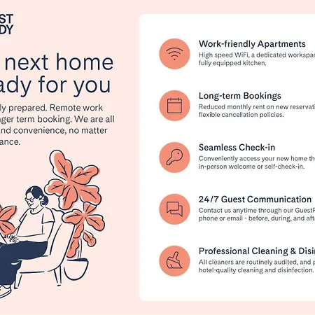 아파트 Guestready - Mezzanine Branca No 3º Arr. *